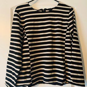 Banana Republic Zip Back Crop Shirt